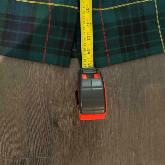 vintage green 100% wool Highland Queen skirt size XS/S - Picture 12 of 12